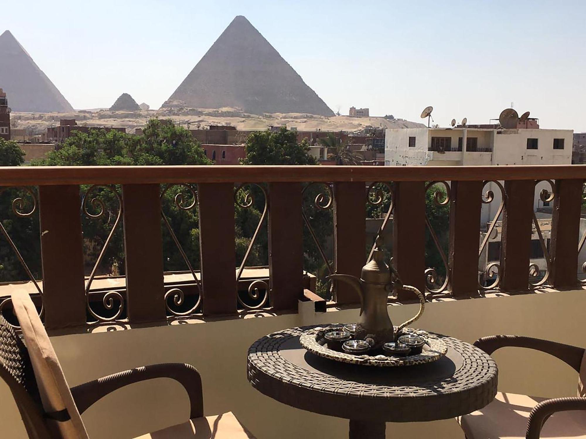 El Aida Pyramids View Hotel Kafret el-Gabal Εξωτερικό φωτογραφία